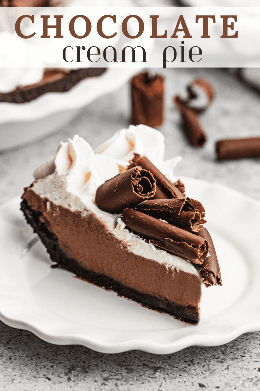 Make-Ahead Chocolate Cream Pie: Silky & Simple